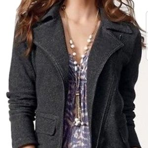 CAbi Women's Asymmetrical Zip Moto Jacket Sz Mediu